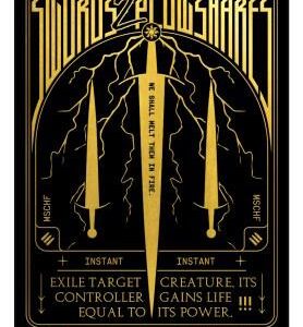 Swords to Plowshares (Gold Foil Etched) Secret Lair x MSCHF